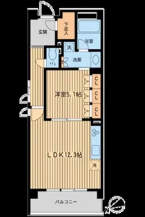 東京都世田谷区若林4【マンション】の間取り