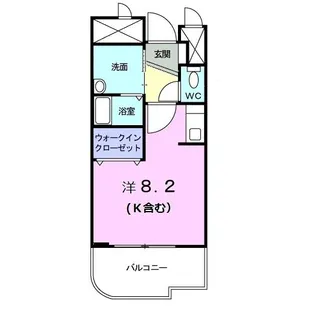 ベル メゾン武蔵小杉【2階】の間取り