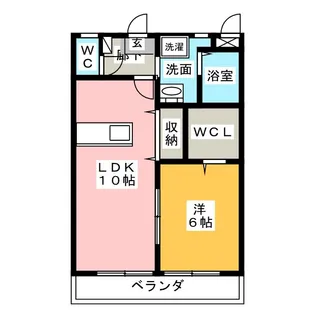 愛知県豊橋市小向町字北小向【アパート】の間取り