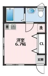 風と貝殻のエスペール【1階】の間取り