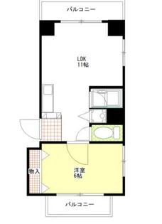 福地産業加古町ビル【2階】の間取り