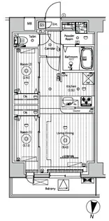 メイクスアート五反野【6階】の間取り