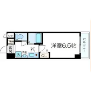 大阪府大阪市福島区福島6【マンション】の間取り