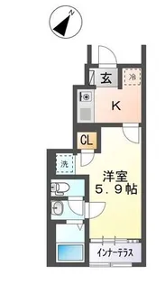 東京都練馬区石神井町8【アパート】の間取り