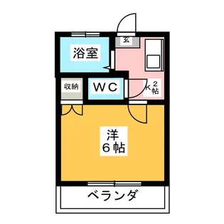 ワイズハウスエリート【2階】の間取り