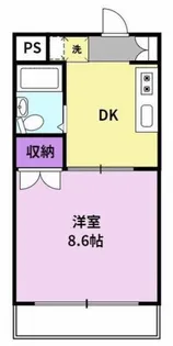 福岡県久留米市御井町【アパート】の間取り