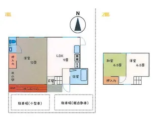 山梨県山梨市万力【一戸建】の間取り