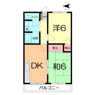 マルニ第一マンション【3階】の間取り