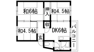 伊丹鴻池2B号棟【5階】の間取り