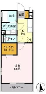 神奈川県横浜市神奈川区六角橋3【アパート】の間取り