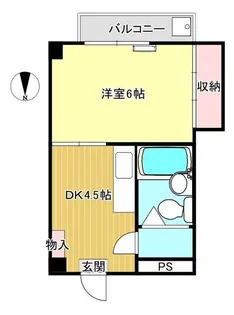 東京都品川区西品川3【マンション】の間取り