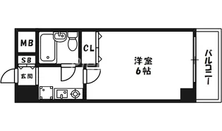 1Kの間取り画像