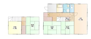 茨城県土浦市中高津3【一戸建】の間取り