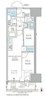 パークアクシス品川天王洲【14階】の間取り