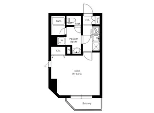 東京都江東区常盤2【マンション】の間取り