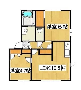 パルクセレーノ A【1階】の間取り