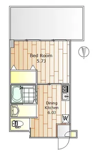 DRホームズ都立大学【1階】の間取り