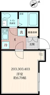 アルデンシア【3階】の間取り