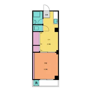 八百定ビル【3階】の間取り