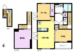 東京都西東京市保谷町3【アパート】の間取り