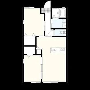 ハイム吉田C【1階】の間取り