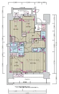 プレサンス名駅南ブリエ【9階】の間取り