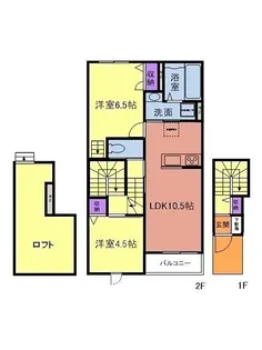 ままな【2階】の間取り