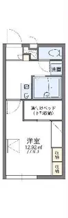 レオパレスLAFORETI【2階】の間取り