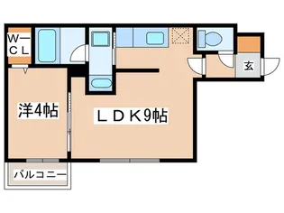 Cloud lore宮の森【4階】の間取り