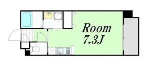 ライジングコート姫島駅前【3階】の間取り