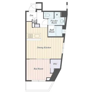 B CITY APARTMENT SUGINAMI TAKAIDO【7階】の間取り