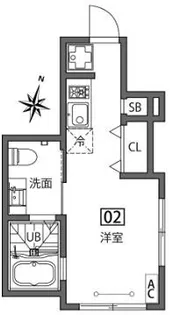グランエッグス洗足池【1階】の間取り