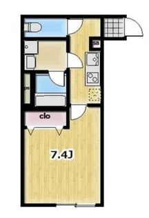 埼玉県春日部市備後東2【アパート】の間取り