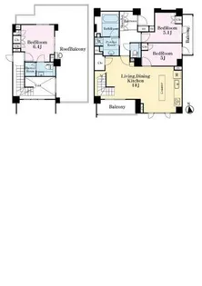 グランシーナ目白台【4階】の間取り