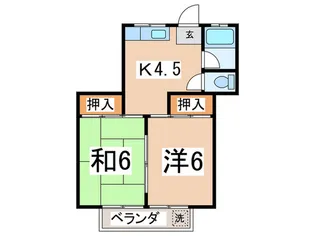 シャンティ湘南【2階】の間取り