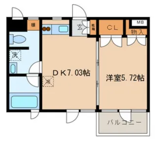 アドレー渋谷本町アネックス【3階】の間取り