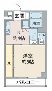 サザンクロス【2階】の間取り