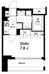 東京都目黒区東山1【マンション】の間取り