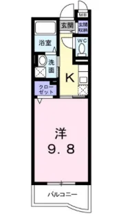 東京都日野市大字日野【アパート】の間取り