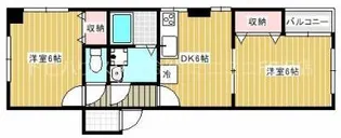 広島県呉市本町【マンション】の間取り