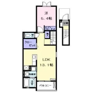 エターナルII【2階】の間取り