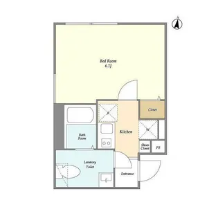 アグレシオ奥沢【1階】の間取り
