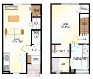 D BOX扇が丘の間取り