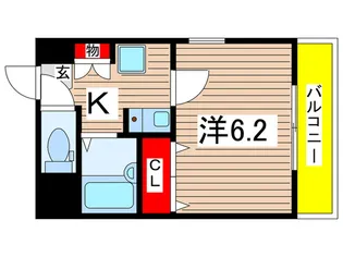 リムジェール・ピエス【1階】の間取り