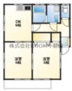 クローバー【2階】の間取り