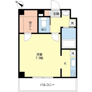 シャン・ド・ポワール【4階】の間取り