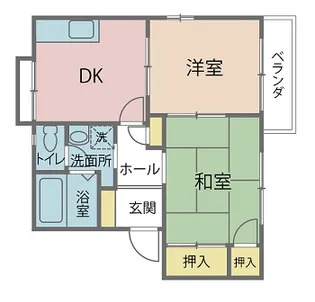 アミーズタウン【1階】の間取り