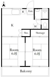 コーポヘリオ【2階】の間取り
