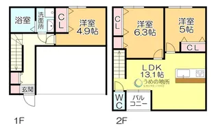 T-Regno La Luce III【1階】の間取り