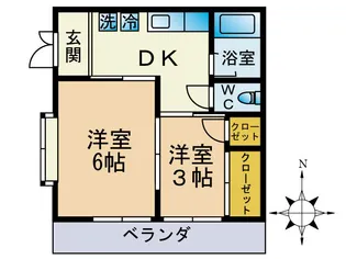 サウスヒルズレジデンス【1階】の間取り